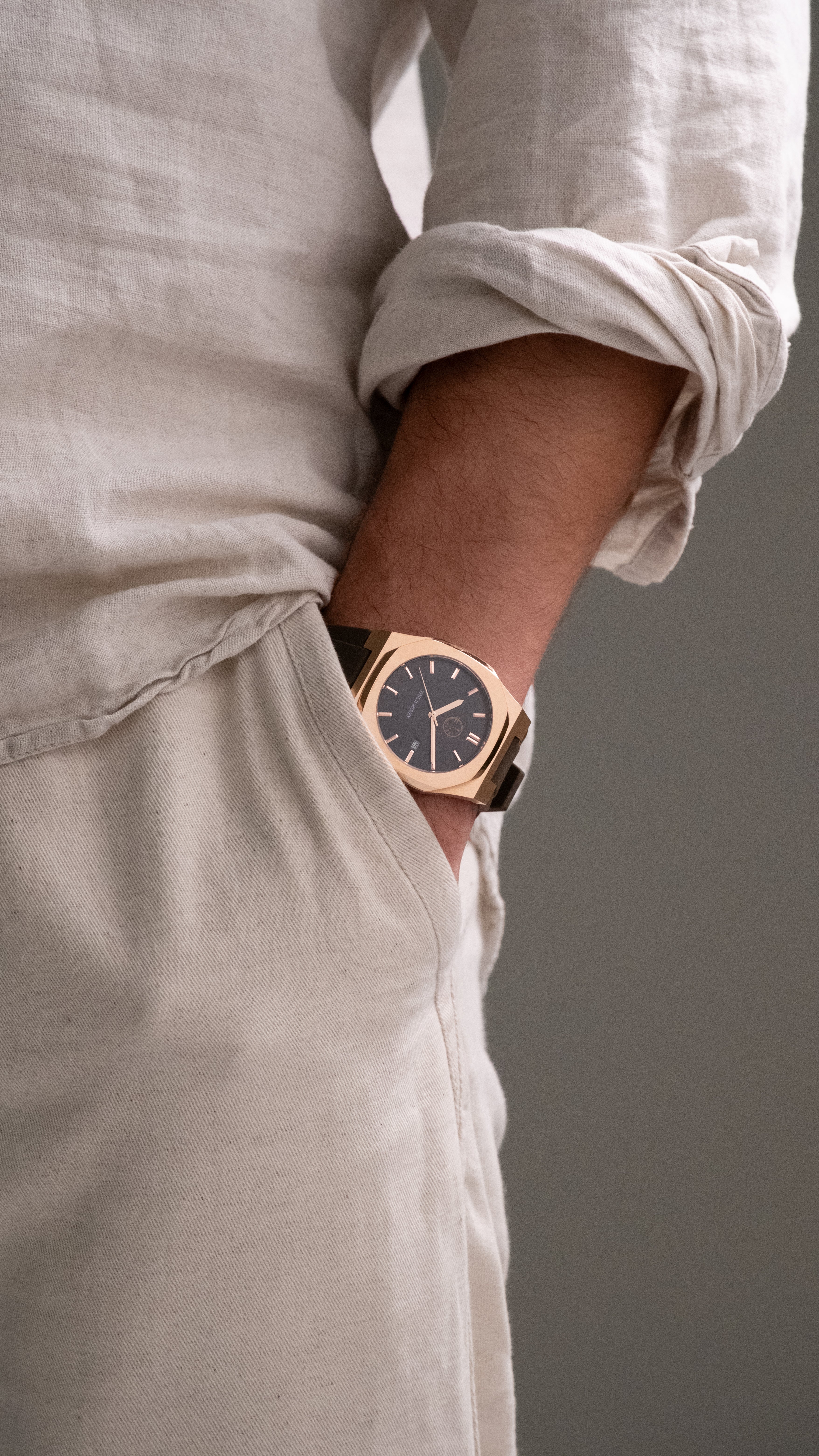 Silicone Strap - Brown Rose