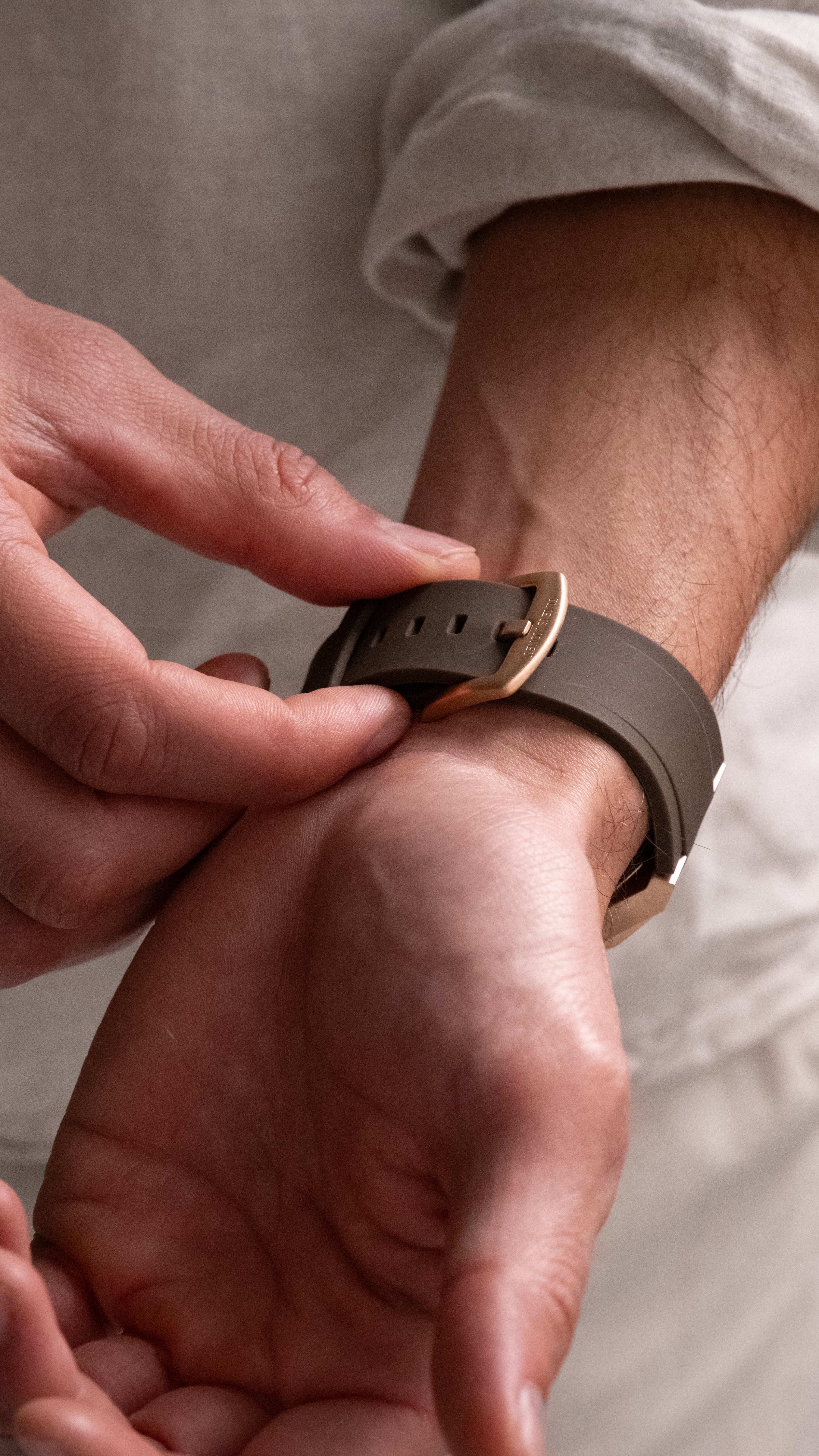 Silicone Strap - Brown Rose