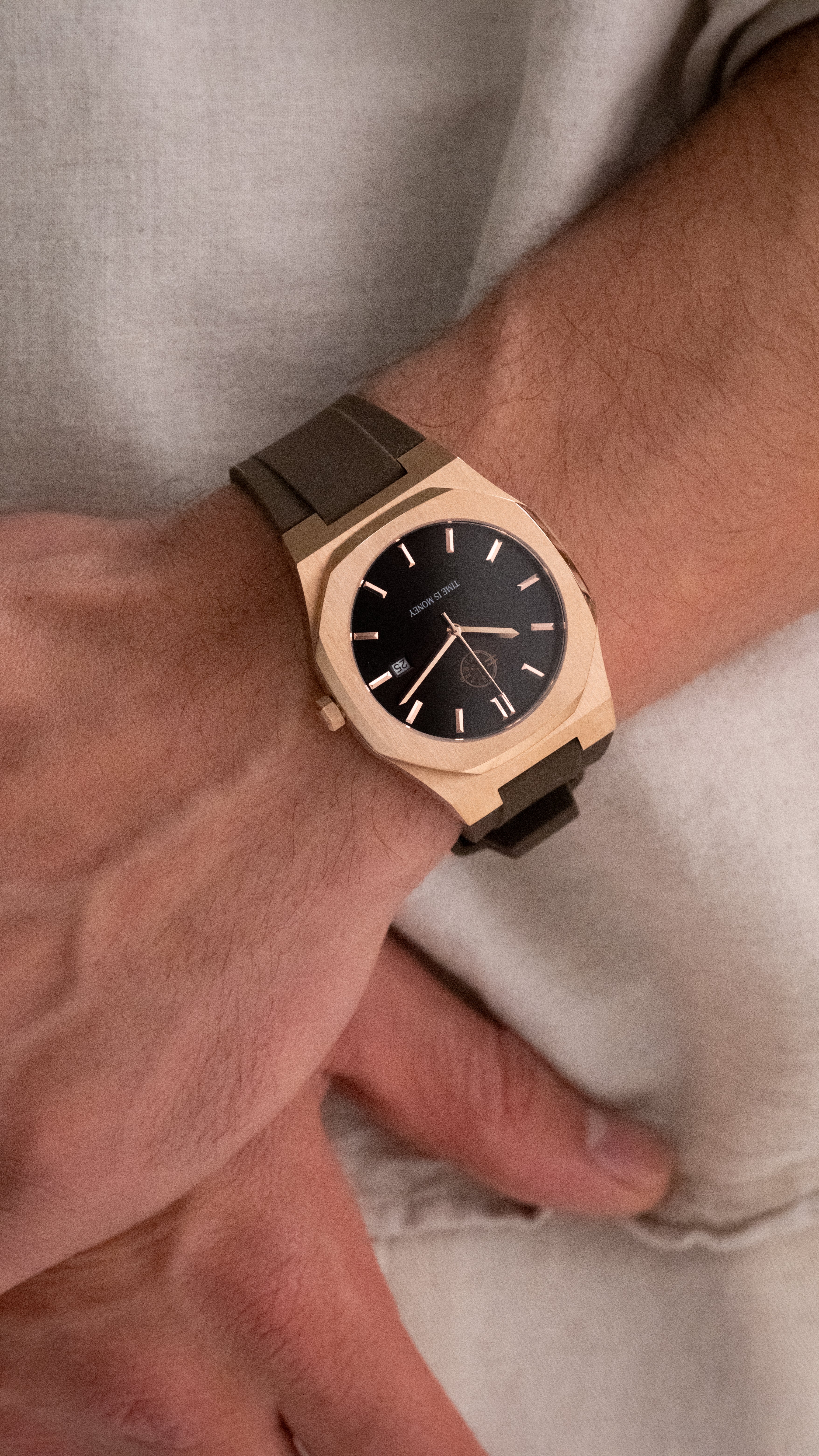 Silicone Strap - Brown Rose